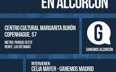 ACTO MUNICIPALISTA 13 DE DICIEMBRE EN ALCORCÓN