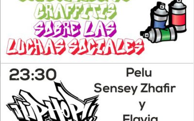 Viernes 28de Agosto: Exposición de graffitis y concierto de Hip-Hop en la caseta de Ganar Alcorcón