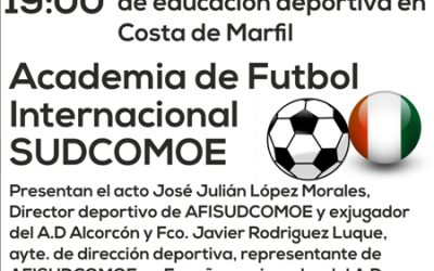 Domingo 30 de Agosto: Presentación del proyecto AFISUDCOMOUDE