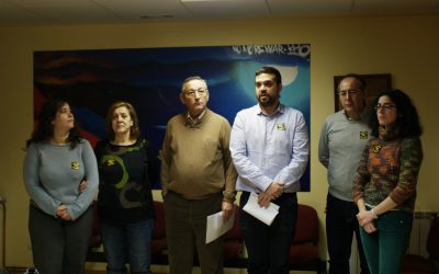 Ganar Alcorcón hacemos entrega de 3.180 € para los refugiados