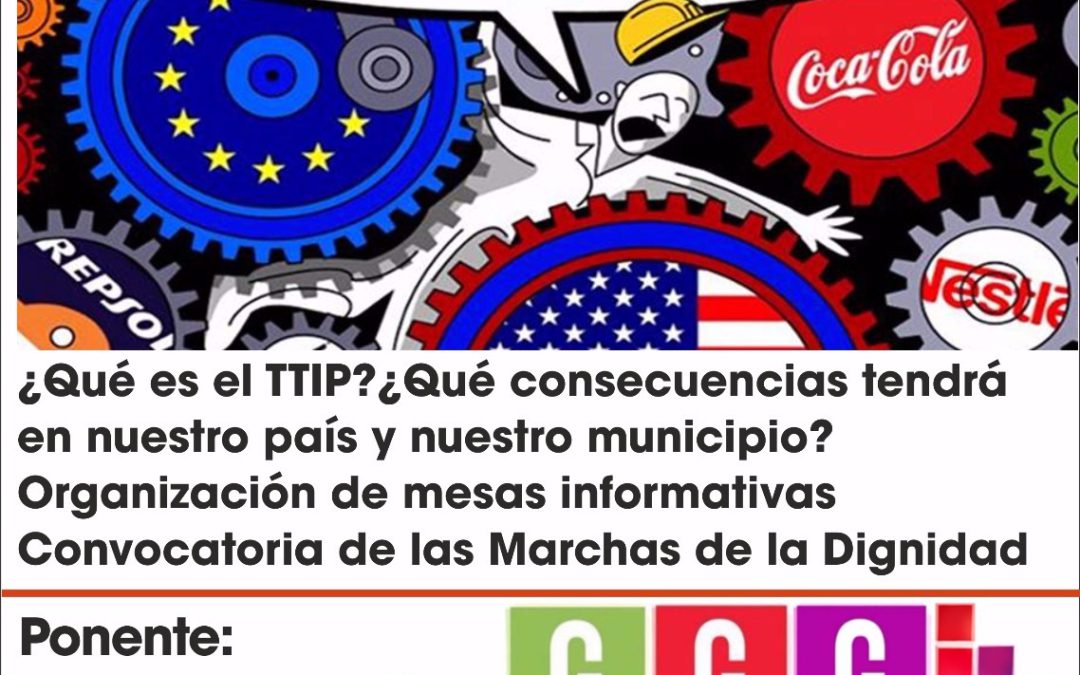 Viernes 22 de abril. 19:30h. – Charla informativa sobre el TTIP