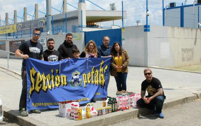 Ganar Alcorcón donamos un carro con productos básicos a la Red de Solidaridad Popular de Alcorcón