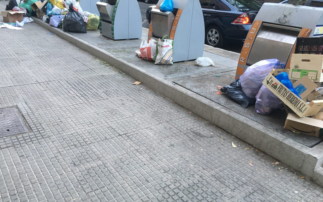 La incapacidad del Partido Popular en la gestión municipal causa el desborde de basuras en Alcorcón