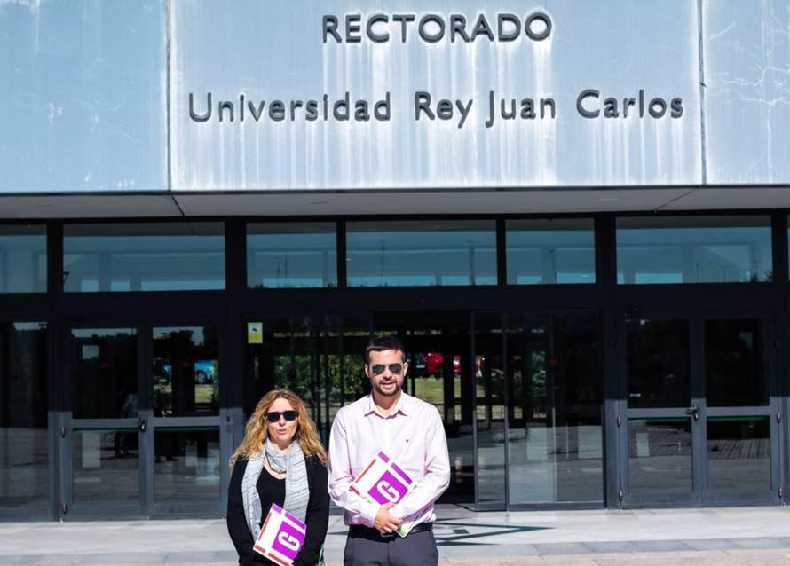 Ganar Alcorcón presenta a la Universidad Rey Juan Carlos el proyecto para dar una salida pública al CREAA