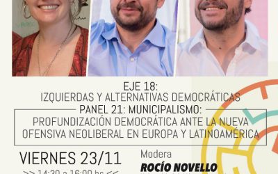 Jesús Santos intervendrá en el CLACSO para hablar sobre la importancia del municipalismo.