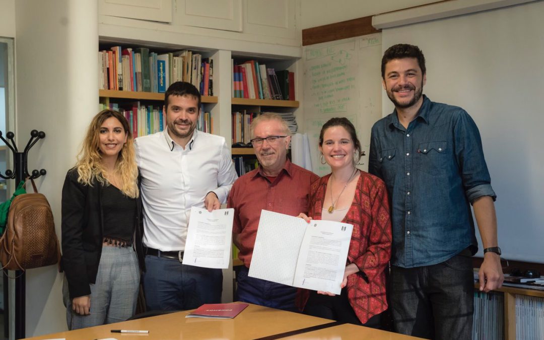 Jesús Santos firma un compromiso de cooperación con el Instituto de Gestión de Ciudades
