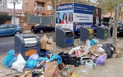 Ganar Alcorcón denuncia el “dedazo” del PP: nombran dos nuevos jefes de limpieza mientras falta personal y la basura se acumula.