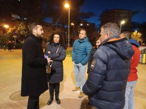 Ganar Alcorcón revisó a pie de barrio las necesidades con la asociación de Parque Mayor
