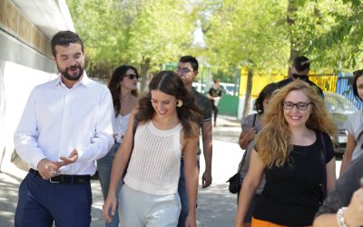 Irene Montero: “Alcorcón está teniendo unas fiestas moradas y verdes, unas fiestas de la alegría”