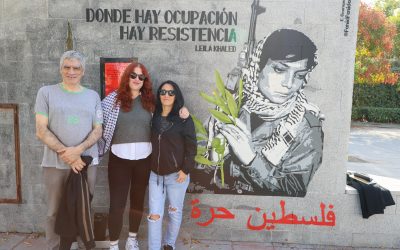 Ganar Alcorcón denuncia que el PP trata de censurar a una artista local por un mural en defensa del pueblo palestino