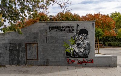 Ganar Alcorcón apunta a los partidos de la oposición como autores ideológicos del ataque al mural por Palestina: “odian la libertad de expresión”