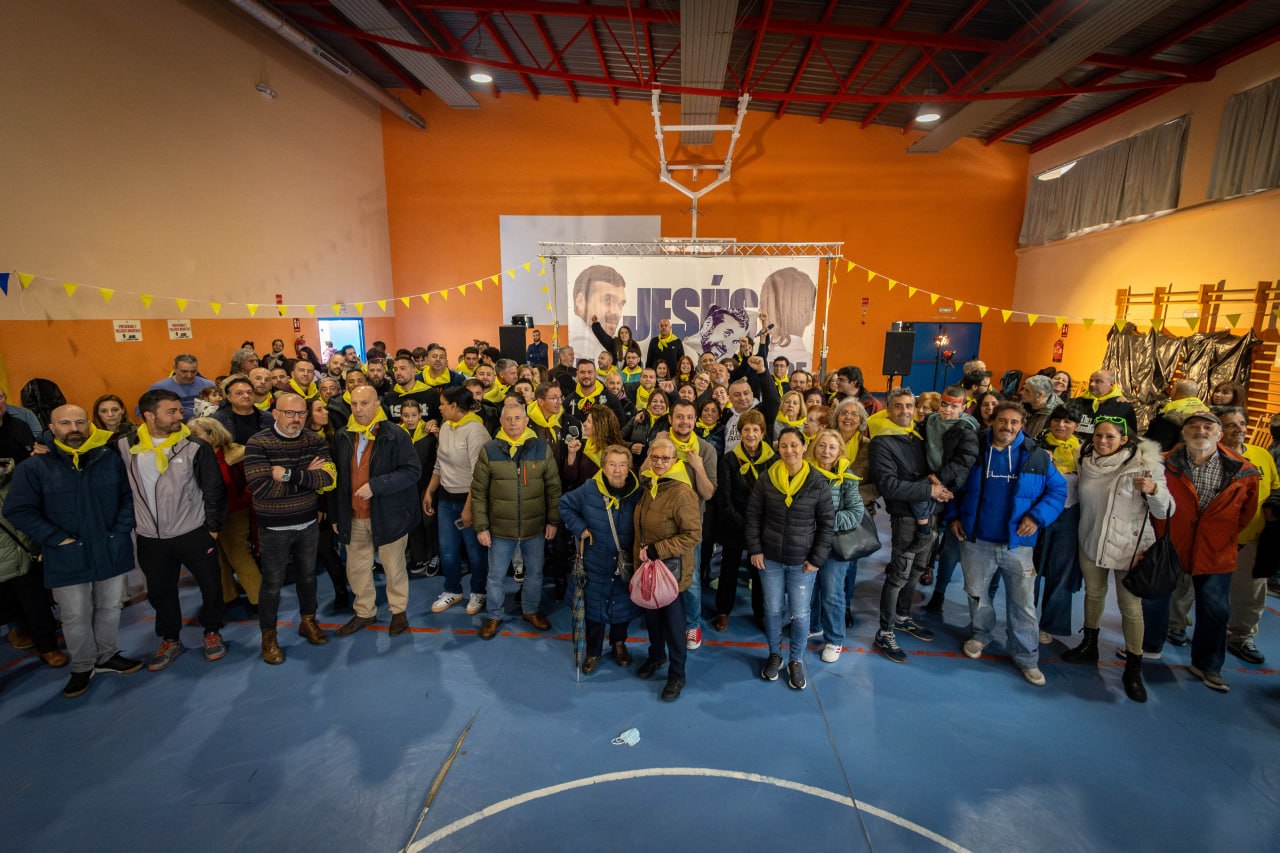 Foto final del acto 'Jesús, Alcorcón te quiere'
