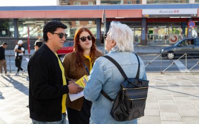 Ganar Alcorcón inicia una campaña en la calle para impulsar la prórroga de los alquileres entre los vecinos y vecinas de Alcorcón